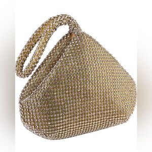 NWOT Crystal Embellished Mini Handbag